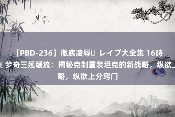 【PBD-236】徹底凌辱・レイプ大全集 16時間 第2集 梦奇三延缓流：揭秘克制重装坦克的新战略，纵欲上分窍门