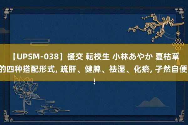 【UPSM-038】援交 転校生 小林あやか 夏枯草的四种搭配形式， 疏肝、健脾、祛湿、化瘀， 孑然自便!